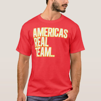 Amerika verkliga lag t-shirt