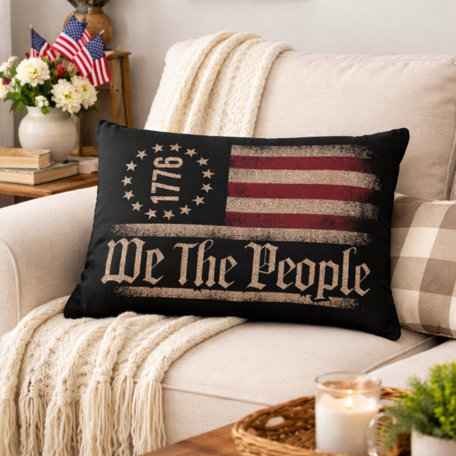 Amerika Vi Folket 1776  Prydnadskudde (Skapare uppladdad)