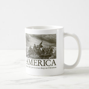 Amerika: Vi ska döda dig i din sömn på Christm Kaffemugg