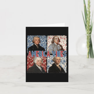 Amerika Vibes Retro 4:e juli: Amerika Kort