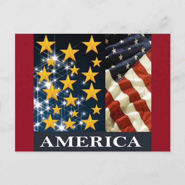 AMERIKA VYKORT (Framsida)