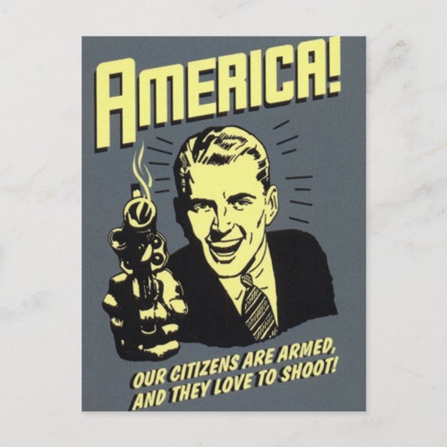 Amerika Vykort (Framsida)