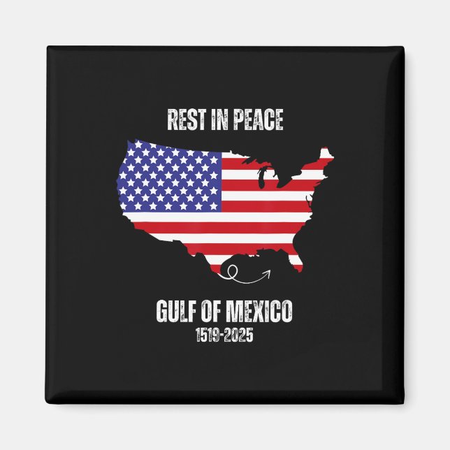 Amerikakarta Mexikanska Golfen President Golf över Magnet (Framsidan)