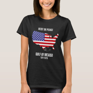 Amerikakarta Mexikanska Golfen President Golfen I T Shirt