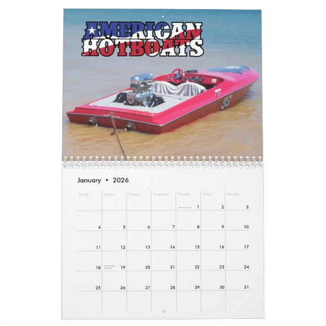 Amerikan 2014 hoad fartygkalender kalender (Jan 2026)