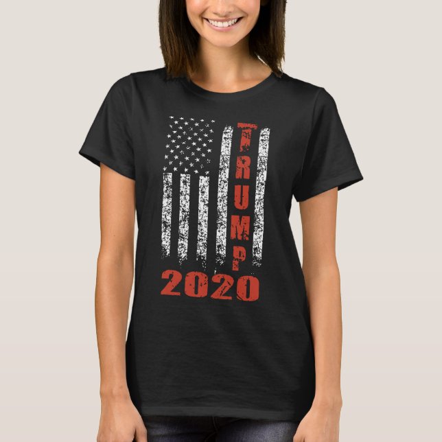 Amerikan 2020 för trumf för amerikanska t shirt (Framsida)