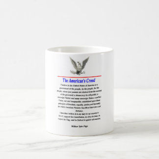 Amerikan bekännelse kaffemugg
