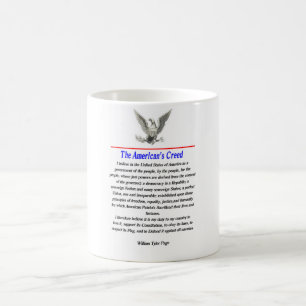 Amerikan bekännelse kaffemugg