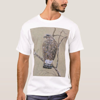 Amerikan Buse-lagd benen på ryggen vråk T-shirt