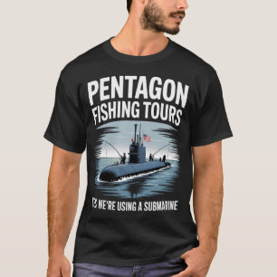 Amerikan Fiskar Blå T Shirt