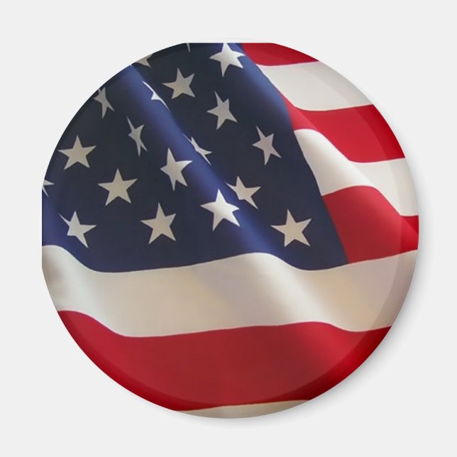 amerikan-flagga magnet (Framsidan)