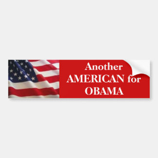 Amerikan för Obama Bildekal