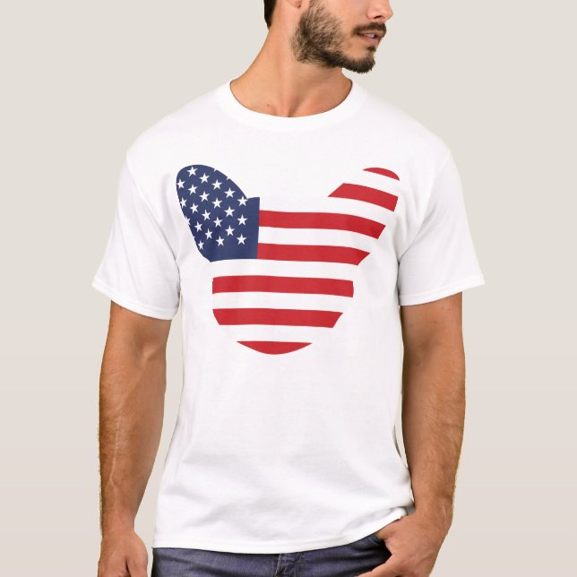 Amerikan Frenchie Tee Shirt (Framsida)