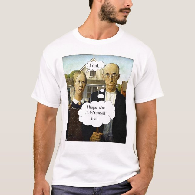 Amerikan gotiska Poot T-shirt (Framsida)