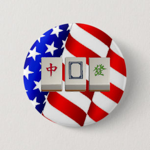 "Amerikan" Mah Jongg Knapp