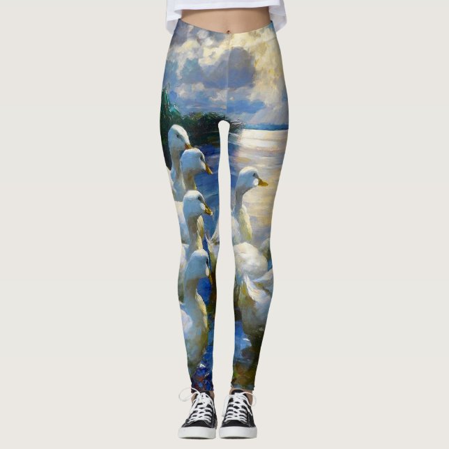 Amerikan Pekin Duck-2 Leggings (Framsida)