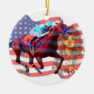 Amerikan Pharoah 2015 Julgransprydnad Keramik