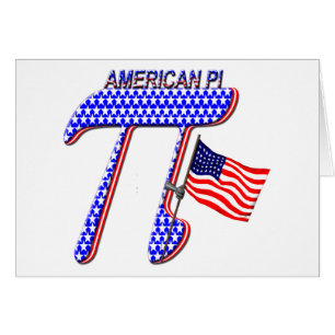 AMERIKAN PI (PAJEN) - MATHHUMOR HÄLSNINGSKORT