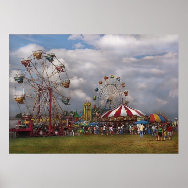 Amerikan - Resande cirkus Poster (Framsidan)