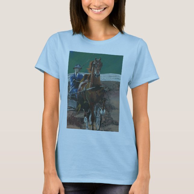 Amerikan Saddlebred - fin sele Tee (Framsida)