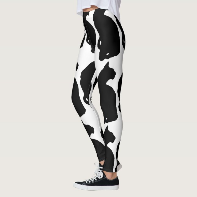 amerikan shorthair silhouette leggings (Vänster)