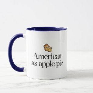 Amerikan som den Apple pajen Mugg