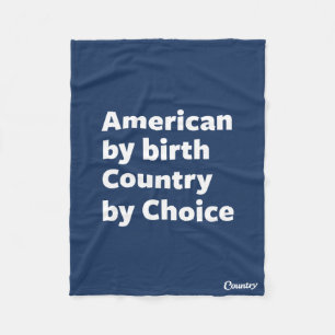Amerikan vid födelse, land vid primat fleecefilt