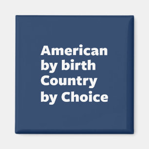 Amerikan vid födelse, land vid primat magnet