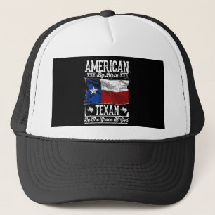 Amerikan vid födelse. Texan vid nåden av guden Keps