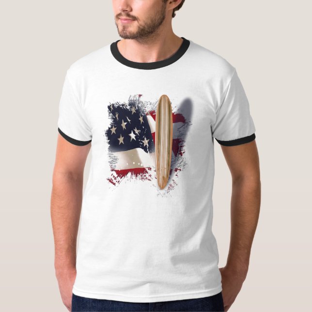 AMERIKAN WOODIE T-SHIRT (Framsida)
