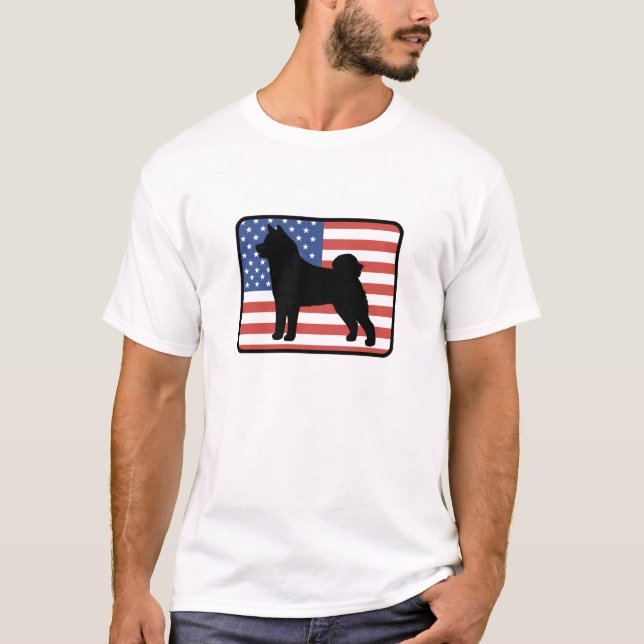 AmerikanAkita T-tröja Tee Shirt (Framsida)