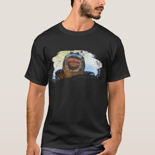 Amerikanalligator 01 tee shirt (Framsida)