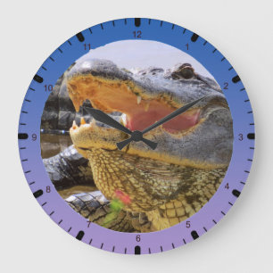 Amerikanalligator Stor Klocka