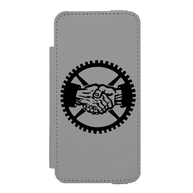Amerikanarbetarparti Incipio iPhone Wallet Skal (Folio Framsidan)