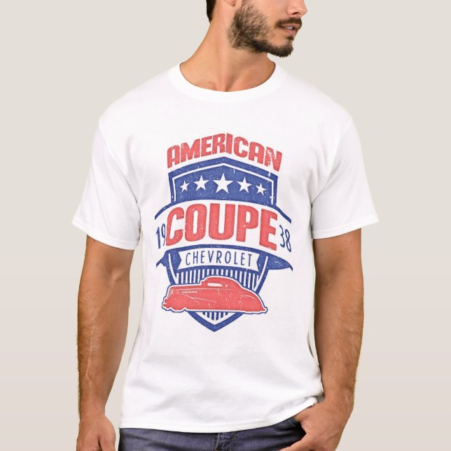 AMERIKANAREserieChevrolet COUPE 1938 Tee (Framsida)