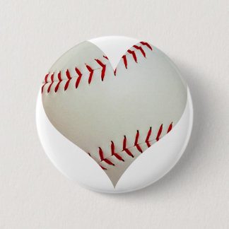 Amerikanbaseball i en hjärtaShape Knapp