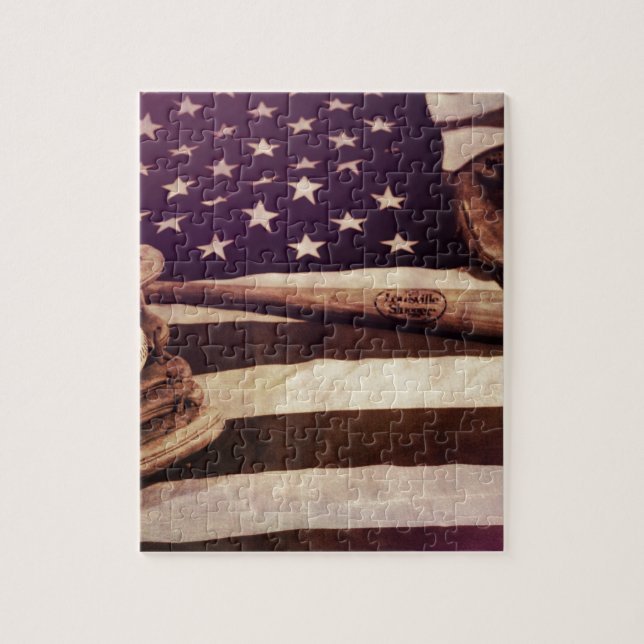 Amerikanbaseball Pussel (Vertikal)