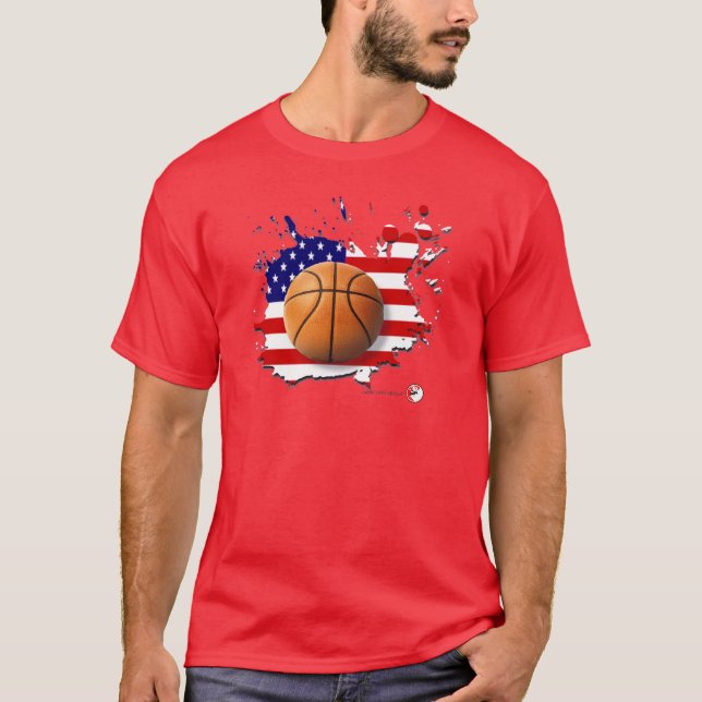 Amerikanbasket T Shirt (Framsida)