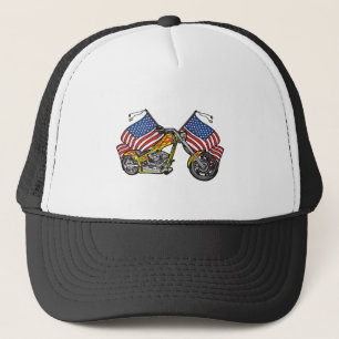 Amerikanbikeravbrytare Truckerkeps