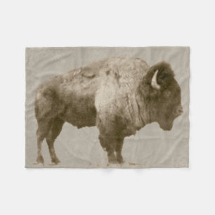 AmerikanBison. Fleecefilt