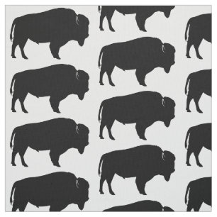 AmerikanBison i Silhouette! Tyg