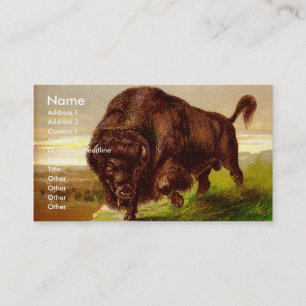 AmerikanBison Visitkort