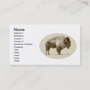 AmerikanBison Visitkort