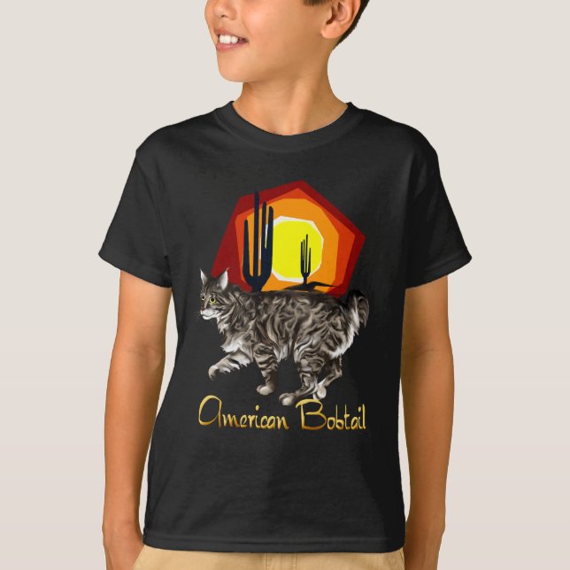 AmerikanBobtailT-tröja Tee (Framsida)