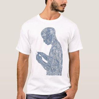 Amerikanbön 50/50 (vit med bebiset) tröja