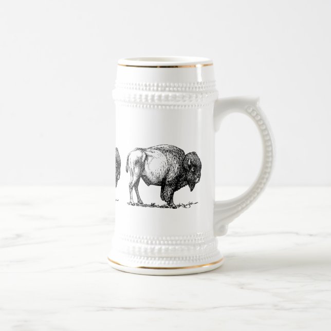 AmerikanbuffelBison Sejdel (Höger)