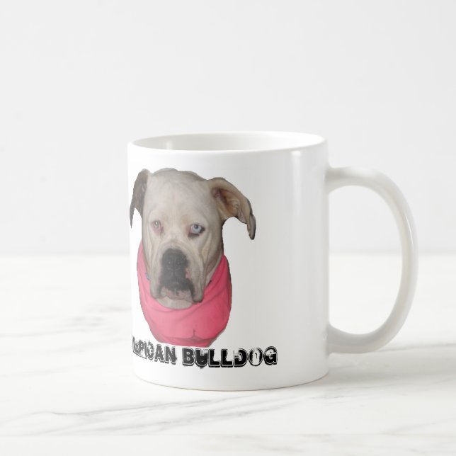Amerikanbulldogg Kaffemugg (Höger)