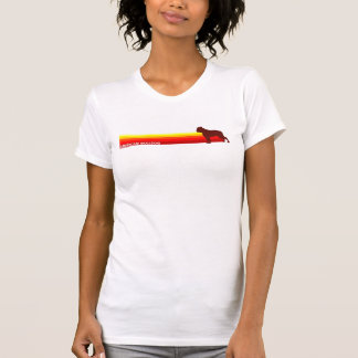 Amerikanbulldogg med randT-tröja T-shirt