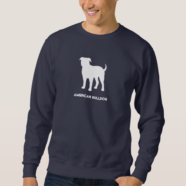 Amerikanbulldogg Sweatshirt (Framsida)