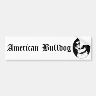 Amerikanbulldoggbildekal Bildekal